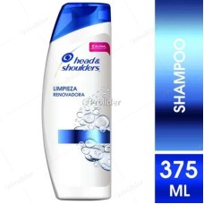 Shampoo Head & Shoulders Frasco 375ml Limpieza Profunda