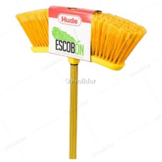 Escoba de Plástico Hude Escobon Ancho 38 cm Amarillo