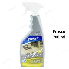 Limpiador de Mantenimiento Pisos de Marmol Y granito Binner Frasco 700 ml