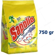 Detergente en Polvo Sapolio Bolsa 730 gr Limón (Amarillo)