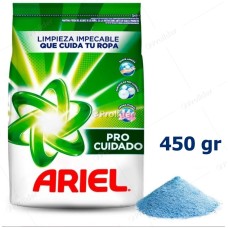Detergente en Polvo Ariel Pro Cuidado Bolsa 450 gr