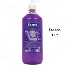 Jabón Líquido Kaz Antibacterial Frasco 1 Litro con Dispensador Lavanda