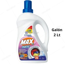 Detergente Líquido para Ropa Matic Max de Daryza Galón 2 Litros