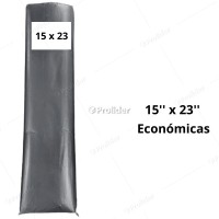Bolsas Plásticas Negras económicas Termicas / 15 x 23 / 100 unidades