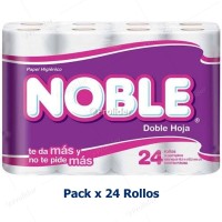 Papel Higienico Domestico Noble Et. Morado Paquete x 24 Rollos