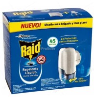 Insecticida Eléctrico Raid Aparato Líquido 45 Noches