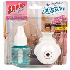 Ambientador Eléctrico Sapolio Completo 40 ml Bebé
