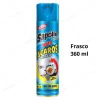 Insecticida En Spray Sapolio Frasco 360 ml Mata Acaros