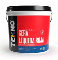 Cera Liquida Tekno Balde 3785 ml Rojo