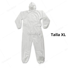 Traje Mameluco Clute Modelo Macroguard Talla XL Blanco