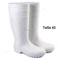 Botas de Jebe Blancas Talla 42