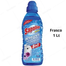 Detergente Líquido Sapolio Ropa Frasco 1 Litro Feria de Flores