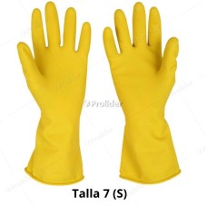 Guantes Domésticos Amarillos Gloves Talla 8 (S)