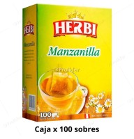Infusión Herbi Manzanilla Caja x 100 unidades