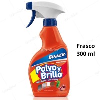 Limpiador Polvo Y Brillo Multiusos Binner Gatillo 300 ml Cereza