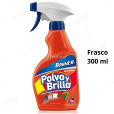 Limpiador Polvo Y Brillo Multiusos Binner Gatillo 300 ml Cereza