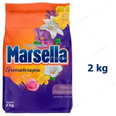 Detergente en Polvo Marsella Bolsa 2 Kilos Pétalos Relajantes