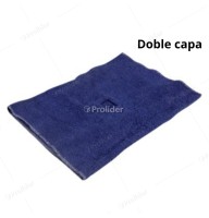 Trapeador de Felpa Doble Genérico Azul