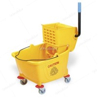 Carrito Balde Exprimidor Amarillo Ebriel Balde 36 Litros