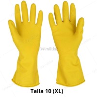 Guantes Domésticos Amarillos Gloves Talla 10 (XL)