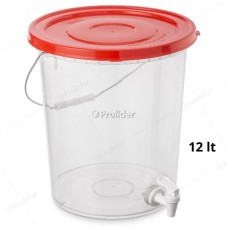 Balde Chichero con Tapa Y Caño Reyplast 12 Litros