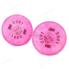 Filtro Para Particulas 3M Rosados P100