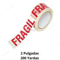 Cinta de Embalaje Logo Fragil Genérico 2 Pulgadas x 200 yardas