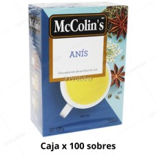 Infusión McColins Anis Caja x 100 unidades
