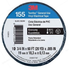 Cinta Aislante Electrica 3M Negro