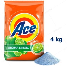 Detergente en Polvo Ace Regular Bolsa 4 Kilos