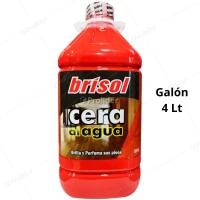 Cera Al Agua Brisol Perfumado Galón 4 Litros Rojo