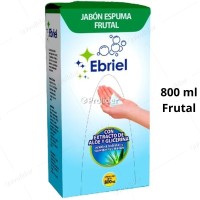 Jabón Espuma Ebriel Recarga Sachet 800 ml Frutal