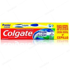 Kit Pasta Dental Colgate Triple Accion 50 ml + Cepillo Premier Clean