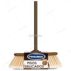 Escoba de Plástico Prolimso Pisos Delicados con M/Plástico