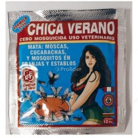 Insecticida En Polvo Chica Verano Soluble y Sin Olor 12 gr Genérico