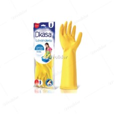 Guantes Lavanderia Dkasa Amarillo Talla 9 (L)