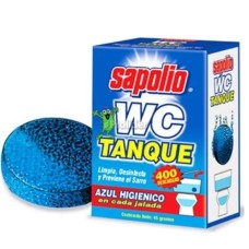 Pastilla Tanque WC Sapolio 45 gr Azul