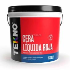 Cera Liquida Tekno Galón 3785 ml Rojo