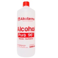 Alcohol 96° Alkofarma Frasco 1 Litro
