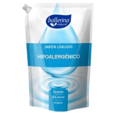 Jabón Líquido Ballerina Sachet 750 ml Hipoalergenico