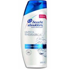 Shampoo Head & Shoulders Frasco 650 ml Limpieza Renovadora