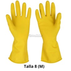 Guantes Domésticos Amarillos Gloves Talla M-8