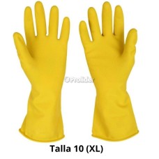 Guantes Domésticos Amarillos Gloves Talla XL-10
