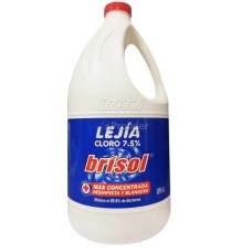 Hipoclorito de Sodio Lejía Brisol 7.5% Galón 4 Litros