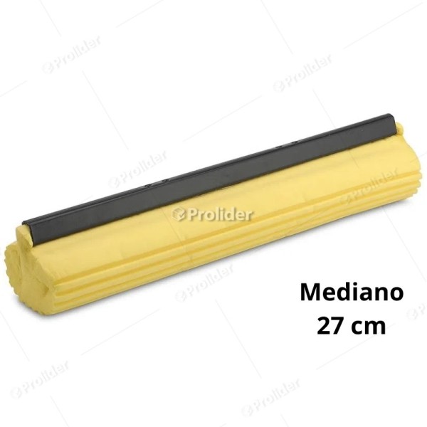 Repuesto Trapeador Tipo Rodillo Mediano Ancho 27 Cm