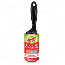 Rodillo Quitapelusas 3M Scotch Brite De 56 Hojas