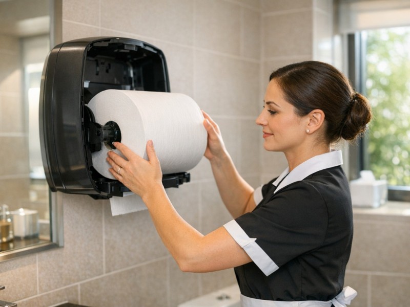 Papel Toalla Megarollo: higiene eficiente para tu institución