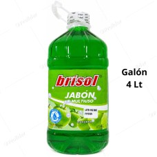 Jabón Líquido Brisol Galón 4 Litros Manzana