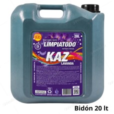 Desinfectante Limpiatodo Kaz Bidon 20 Litros Lavanda