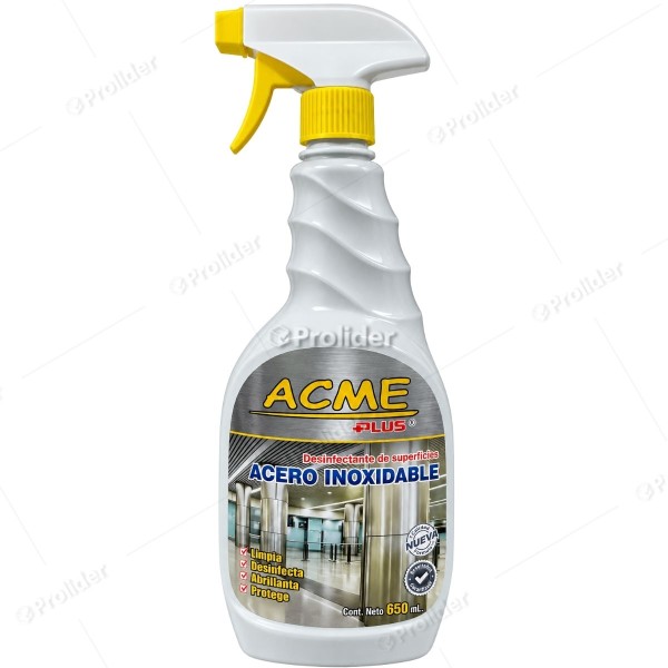 Limpiador de Acero Inoxidable Acme Gatillo 650 ml